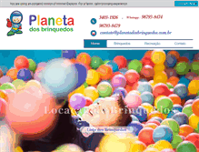 Tablet Screenshot of planetadosbrinquedos.com.br